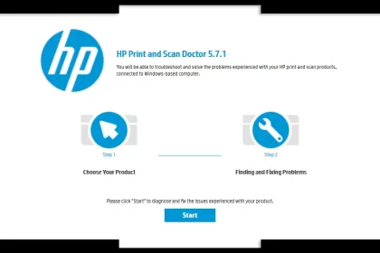 نرم افزار HP Print and Scan Doctor